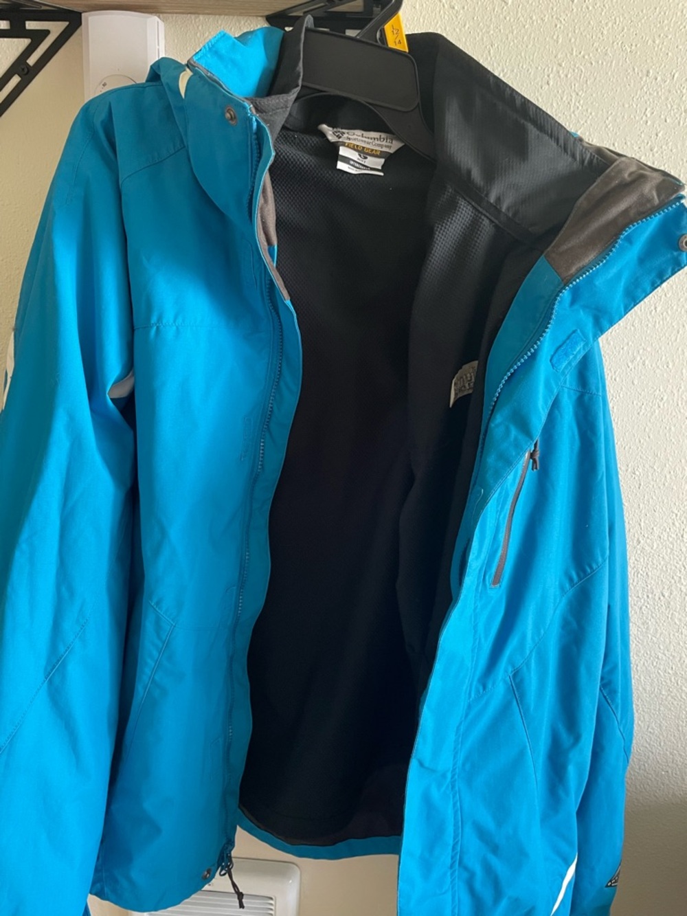 Columbia Teal Blue Performance Omnitech Men's Jacket EUC - Picture 7 of 7